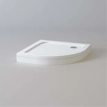 London Quadrant Stone Shower Tray 800x800mm & Riser Kit