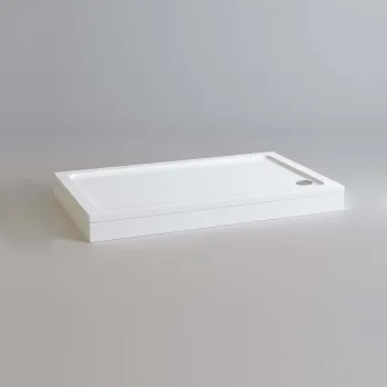 London Rectangular Stone Shower Tray 1500x900mm & Riser Kit