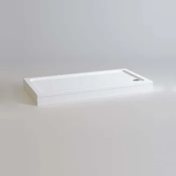 London Rectangular Stone Shower Tray 1600x800mm & Riser Kit