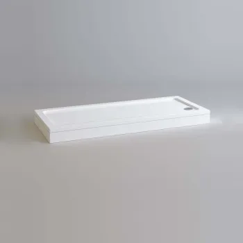 London Rectangular Stone Shower Tray 1700x700mm & Riser Kit