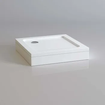 London Square Stone Shower Tray 800x800mm & Riser Kit