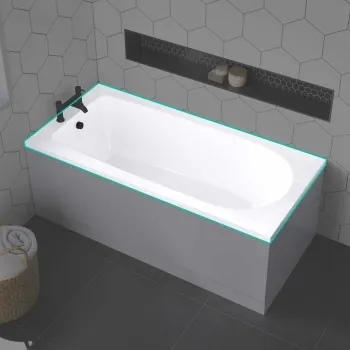 Stafford  1500x700 Round Single Ended Bath
