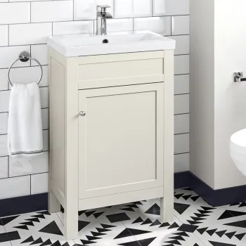 Bermuda Chalk White Basin Vanity 500mm