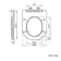 Boston Matt Black Quick Release Premium Soft Close Slim Toilet Seat