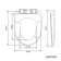 Seattle Soft Close Toilet Seat for Close Coupled Toilet