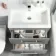Avon Stone Grey Combination Basin Drawer and Seattle Toilet 1100mm - Right Handed