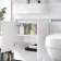 Foster Gloss White Combination Vanity Basin and Seattle Toilet 1200mm - Left Handed