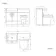 Harper Gloss White Combination Vanity Basin and Denver Toilet 1200mm - Black Accents