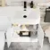 Harper Gloss White Combination Vanity Basin and Seattle Toilet 1200mm - Black Accents - Right Handed