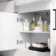 Harper Gloss White Combination Vanity Basin and Seattle Toilet 1500mm - Black Accents
