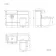 Harper Gloss White Combination Vanity Basin and Boston Toilet 1200mm - Black Accents