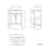 Bermuda Dove Grey Vanity with Oval Counter Top Basin 600mm - Brushed Brass Accents