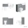 Monaco Dove Grey Combination Vanity Basin and Seattle Toilet 1200mm - Brushed Brass Accents