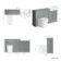 Monaco Dove Grey Combination Vanity Basin and Boston Toilet 1500mm - Brushed Brass Accents