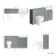 Monaco Dove Grey Combination Vanity Traditional Basin and Seattle Toilet 1500mm - Brushed Brass Accents