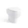 Monaco Chalk White Combination Vanity Traditional Basin with Marble Top and Seattle Toilet 1500mm - Brushed Brass Accents