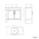 Bermuda Dove Grey Vanity with Round Counter Top Basin 800mm - Brass Knurled Handles