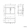 Bermuda Dove Grey Vanity with Oval Counter Top Basin 800mm - Brass Knurled Handles