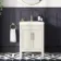 Bermuda Chalk White Basin Vanity 600mm - Brass Knurled Handles
