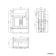 Monaco Dove Grey Basin Vanity 600mm - Brass Knurled Handles