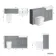 Monaco Dove Grey Combination Vanity Basin and Boston Toilet 1500mm - Brass Knurled Handles