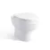 Monaco Chalk White Combination Vanity Basin and Seattle Toilet 1200mm - Brass Knurled Handles