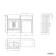 Monaco Graphite Grey Basin Vanity and Back To Wall Unit 1200mm (Excludes Pan & Cistern) - Brass Knurled Handles