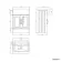 Monaco Graphite Grey Traditional Basin Vanity 600mm - Brass Knurled Handles