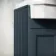 Monaco Inky Blue Traditional Basin Vanity 600mm - Brass Knurled Handles