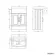 Monaco Midnight Green Traditional Basin Vanity 600mm - Brass Knurled Handles