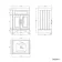 Lucia Graphite Grey Basin Vanity 630mm - Brass Knurled Handles