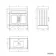 Lucia Graphite Grey Basin Vanity 830mm - Brass Knurled Handles