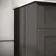 Lucia Graphite Grey Vanity with Marble Top & Undermount Basin 830mm - Brass Knurled Handles