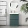 Corsica Midnight Green Slimline Basin Drawer Vanity 600mm