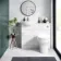 Quartz Gloss White Combination Vanity Basin and Miami Toilet 950mm
