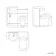 Quartz Gloss White Combination Vanity Basin and Miami Toilet 950mm - Black Accents
