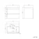Corsica Inky Blue Wall Hung Basin Drawer Vanity 600mm
