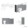 Monaco Dove Grey Combination Vanity Basin with Marble Top and Seattle Toilet 1500mm - Brushed Brass Accents