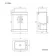 Avon Stone Grey Vanity with Marble Top & Curved Counter Top Basin 600mm - Black Accents