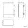 Harper Gloss White Basin Vanity and Back To Wall Toilet Unit 1200mm (Excludes Toilet) - Brushed Brass Accents