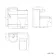 Quartz Gloss White Combination Vanity Basin and Houston Toilet 950mm - Black Accents