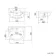 Quartz Gloss White Combination Vanity Basin and Houston Toilet 950mm - Black Accents