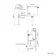 Quartz Gloss White Combination Vanity Basin and Houston Toilet 950mm - Black Accents