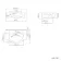 Quartz Gloss White Combination Vanity Basin and Houston Toilet 1150mm - Black Accents