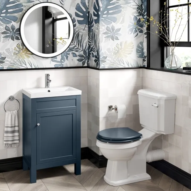 Bermuda Inky Blue Basin Vanity 500mm