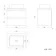 Corsica Storm Grey Wall Hung Drawer Vanity with Curved Counter Top Basin 600mm