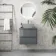 Corsica Storm Grey Wall Hung Drawer 600mm - Excludes Counter Top Basin