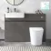 Foster Tungsten Grey Combination Vanity Basin and Tucson Toilet 1200mm