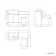 Foster Tungsten Grey Combination Vanity Basin and Tucson Toilet 1200mm - Left Handed