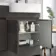 Foster Tungsten Grey Combination Vanity Basin and Tucson Toilet 1200mm - Right Handed